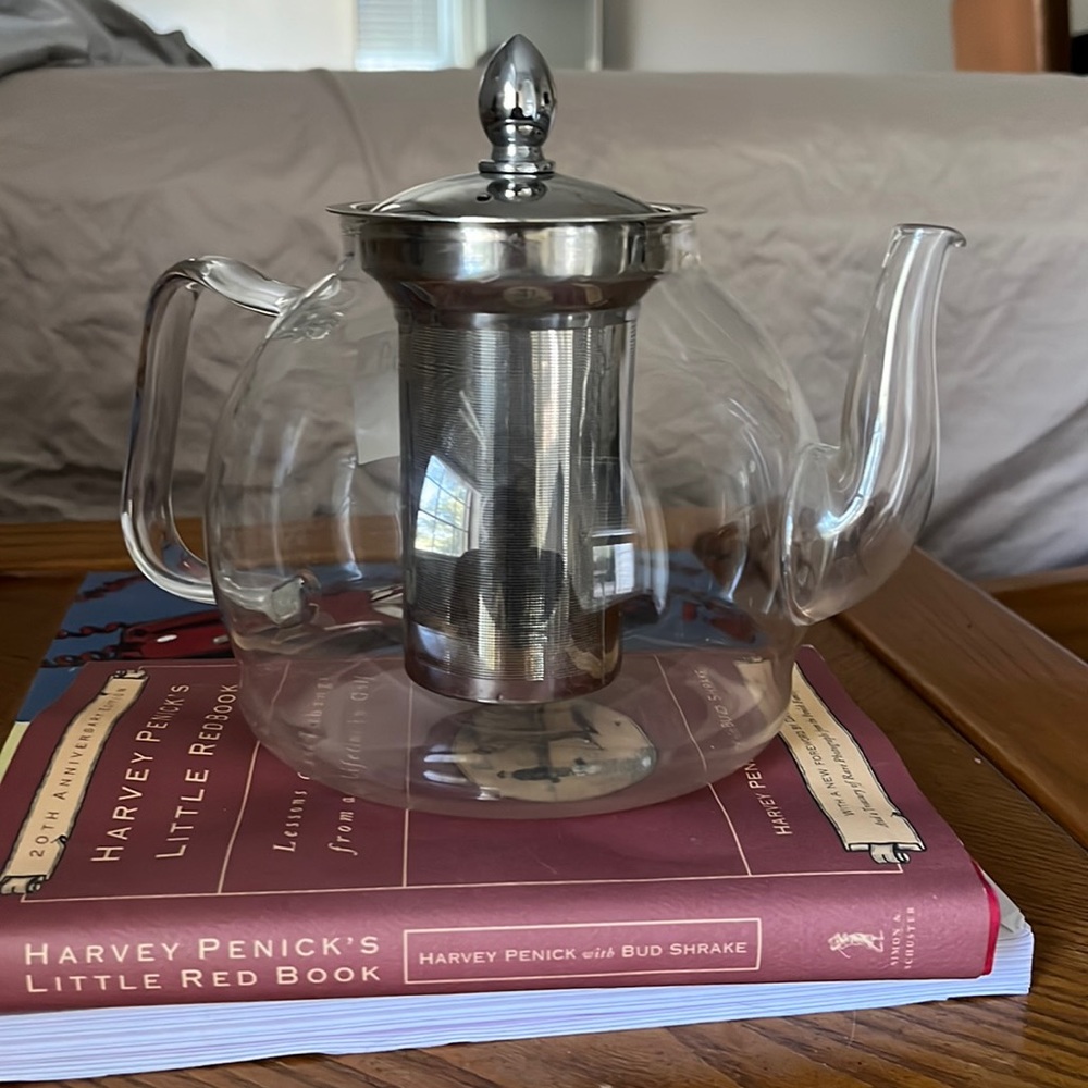 Glass teapot